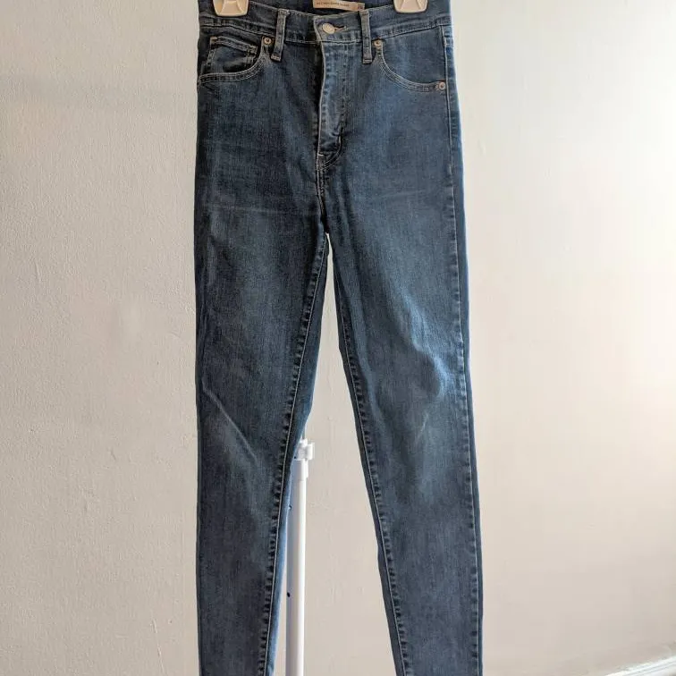 Levi's Mile High Skinny Jeans Size 26 photo 4