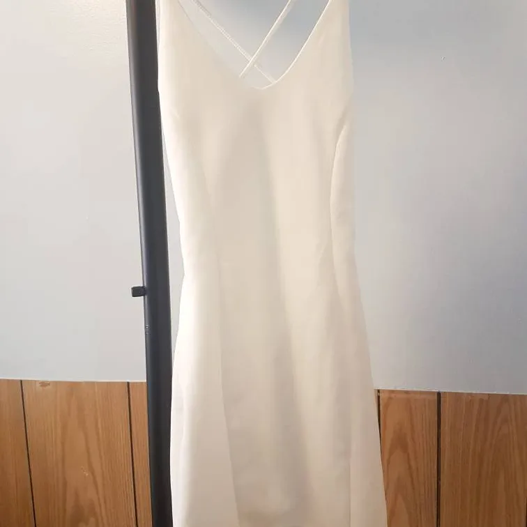 BNWT - White Dress / Swipe To See The Back photo 1