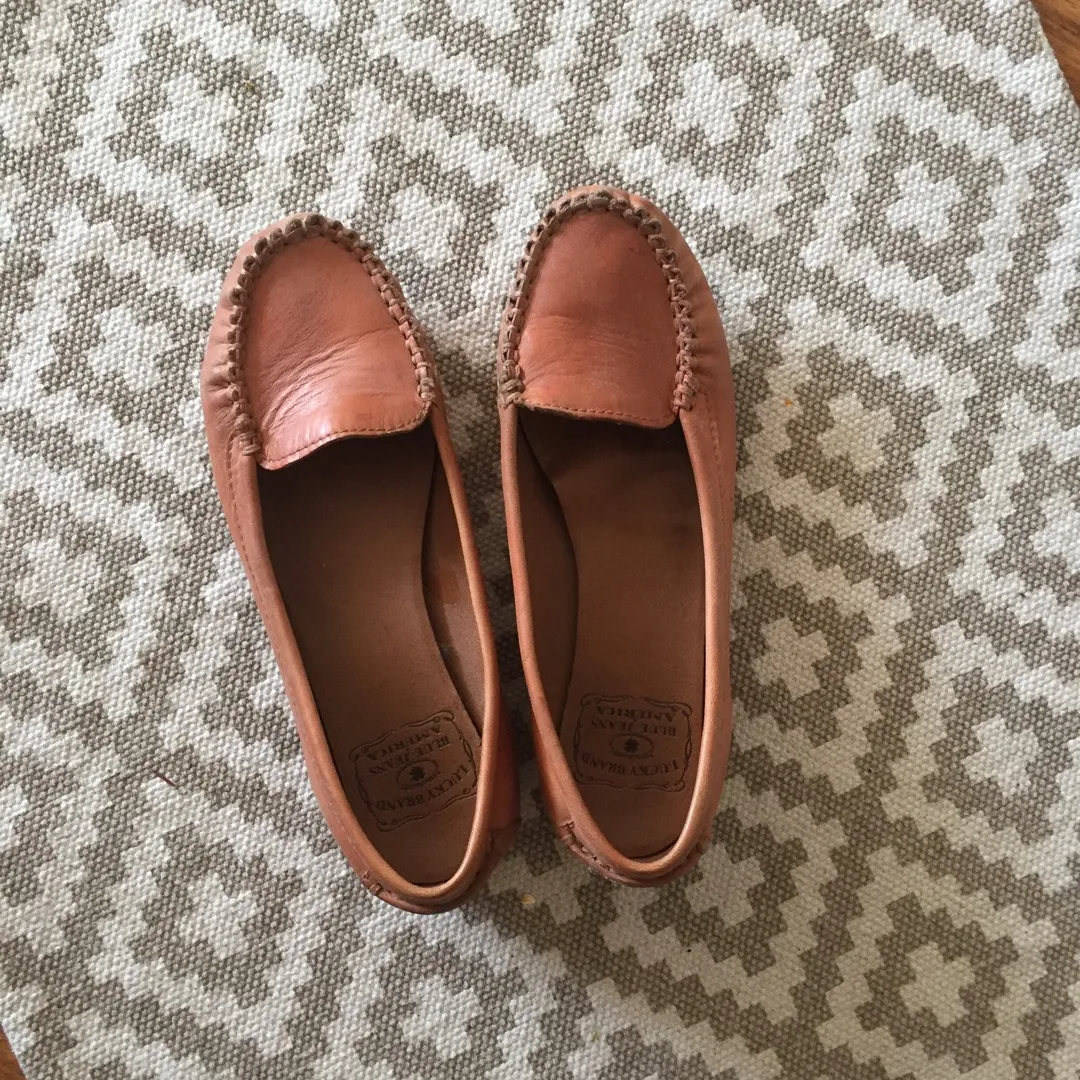 Pink Leather Loafers photo 1