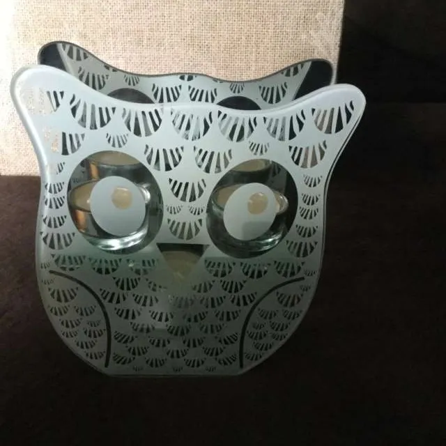Owl Tea light Holder photo 1