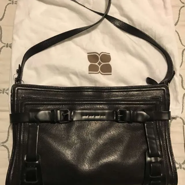 BCBG MAX AZRIA Midsize Leather Handbag photo 1