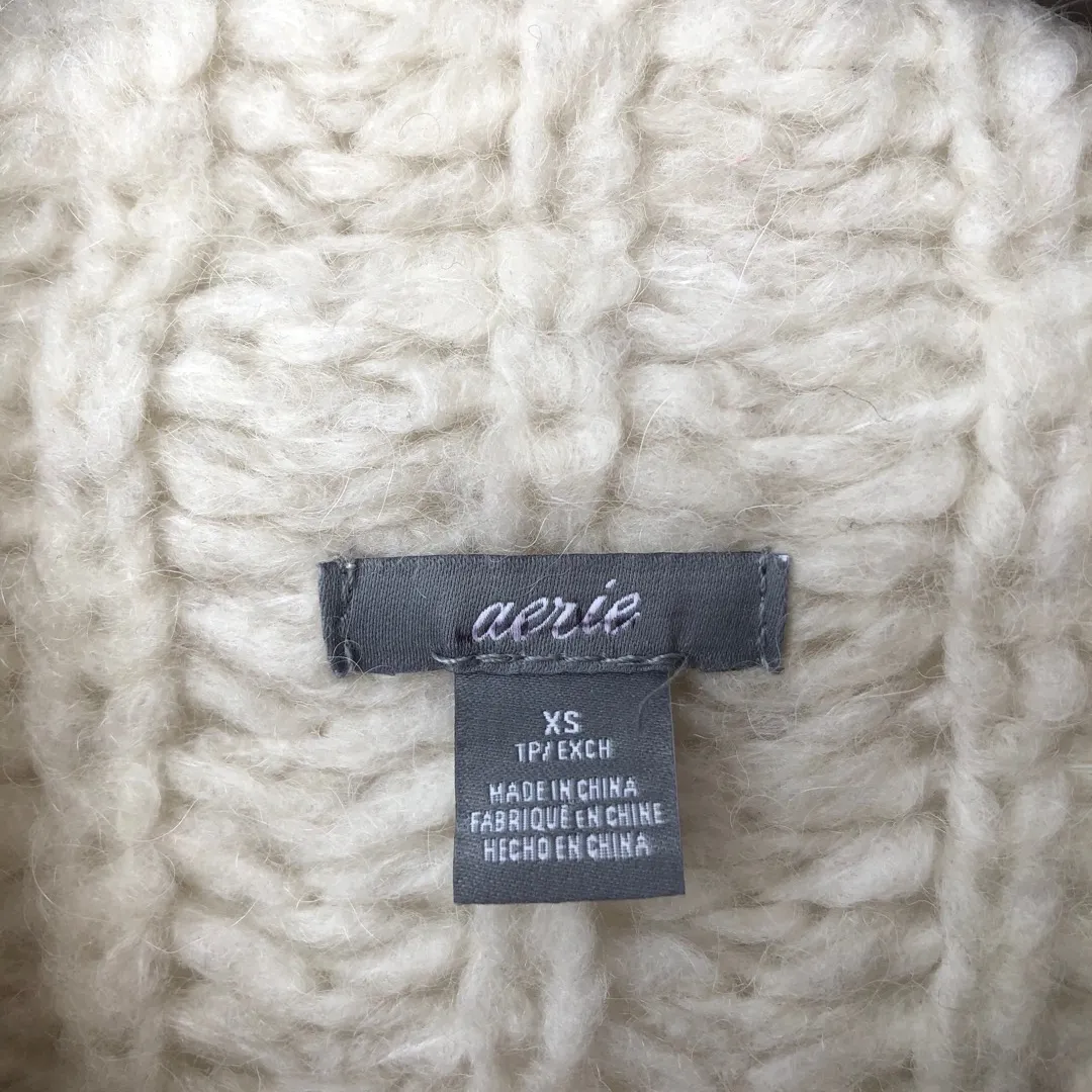 Cozy Cream Colour Women’s Sweater photo 3