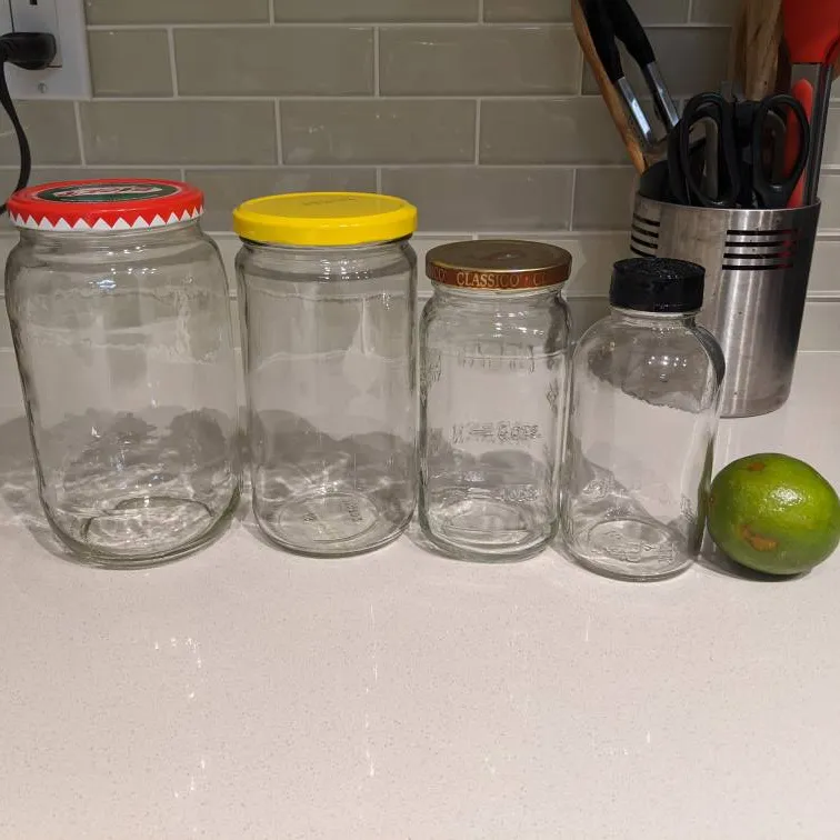 Glass Jars Of Various Sizes photo 1