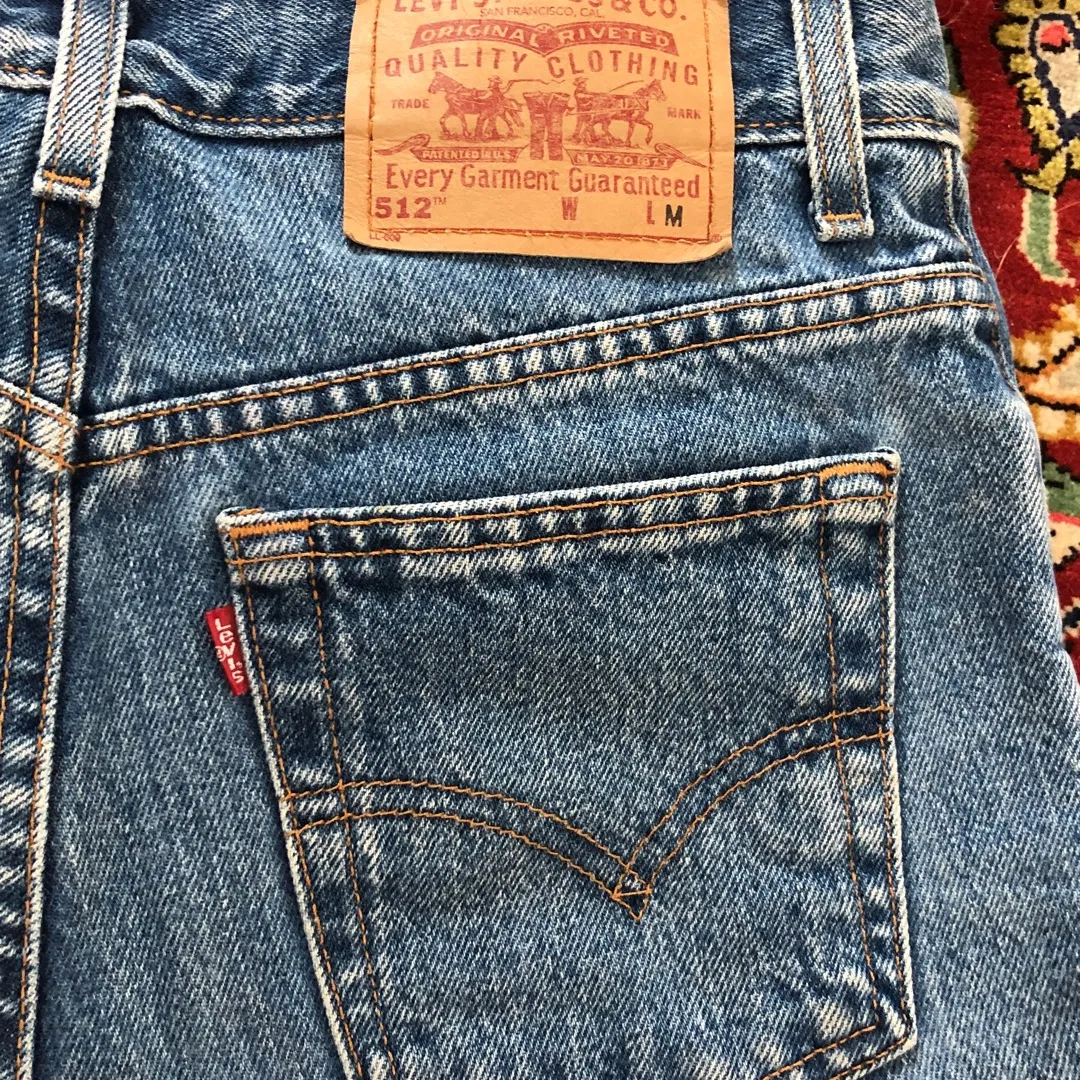 Vintage High Waisted Levi’s Jeans Shorts photo 4