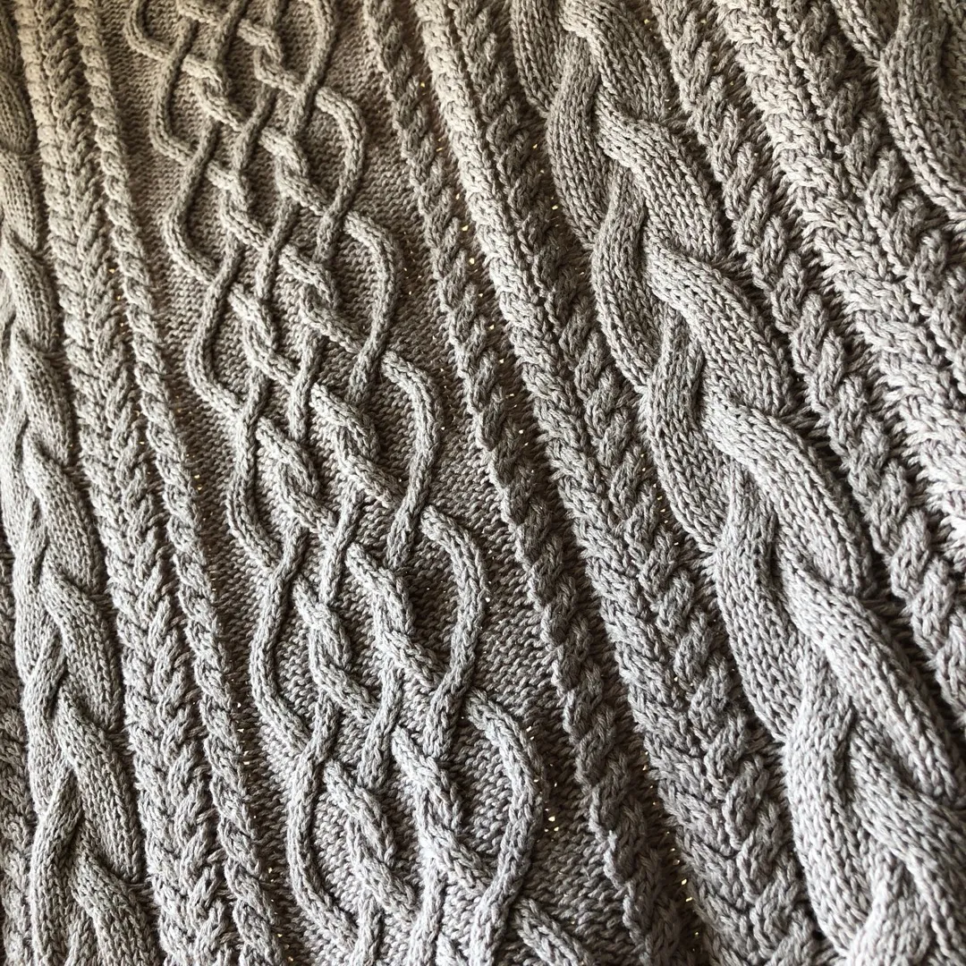 Pale Dusty Purple Knit Sweater photo 3
