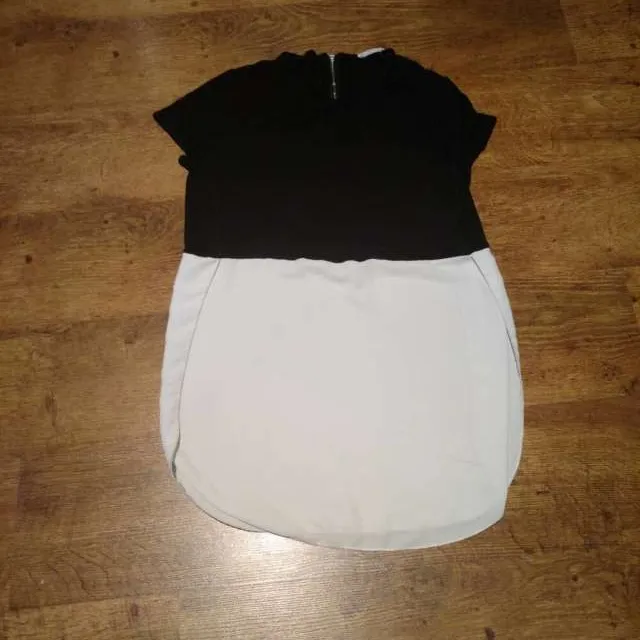 Black And Sheer White Top Size M/L photo 1