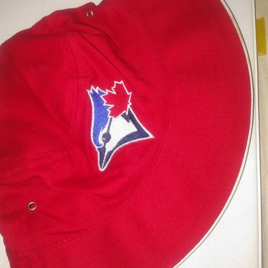 Red Blue Jay's Bucket Hat NEW photo 1