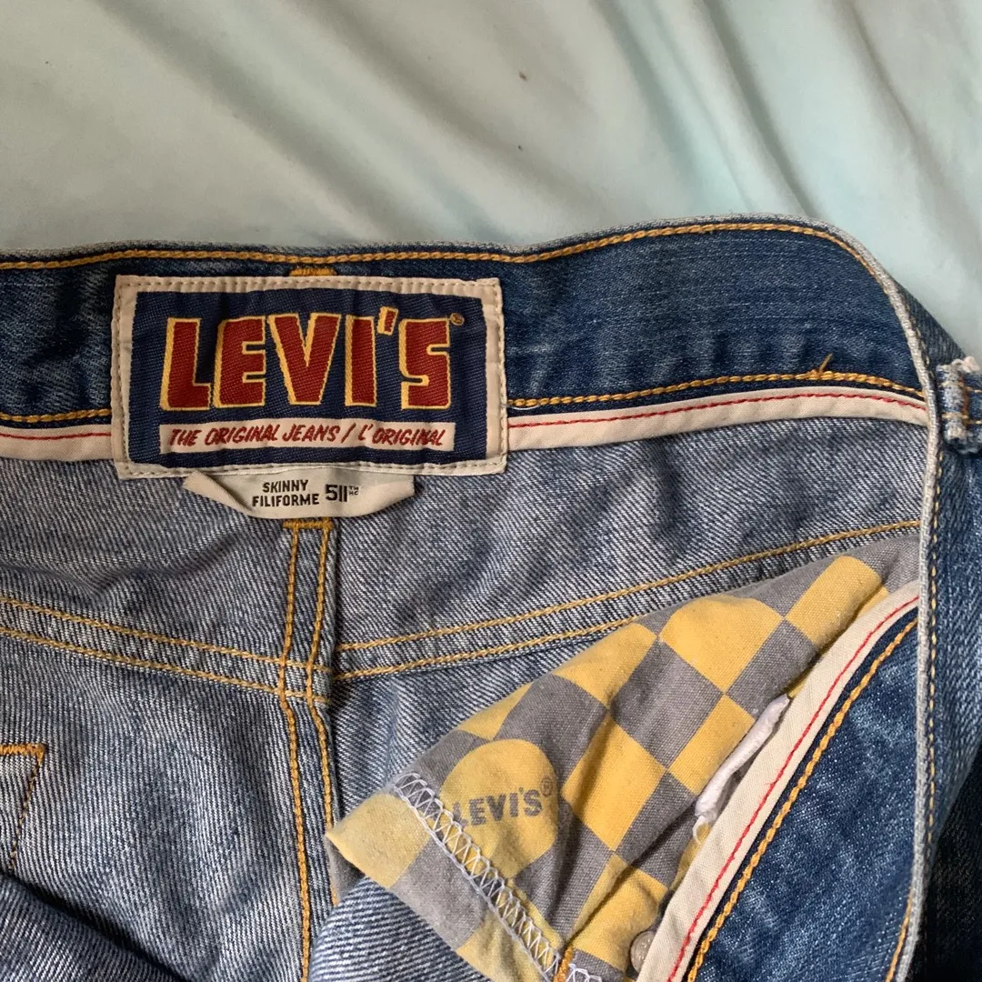 Vintage Levis Jean Shorts photo 1