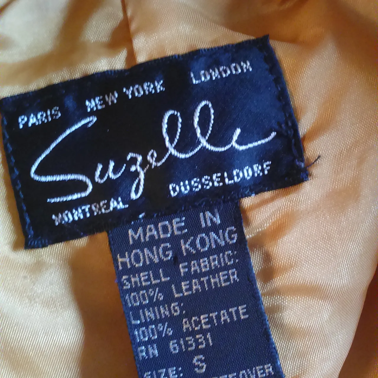 Brand New Suzelle fine leather jacket photo 4