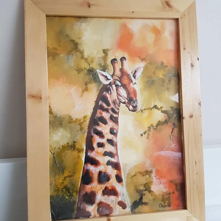 Giraffe Painting photo 1