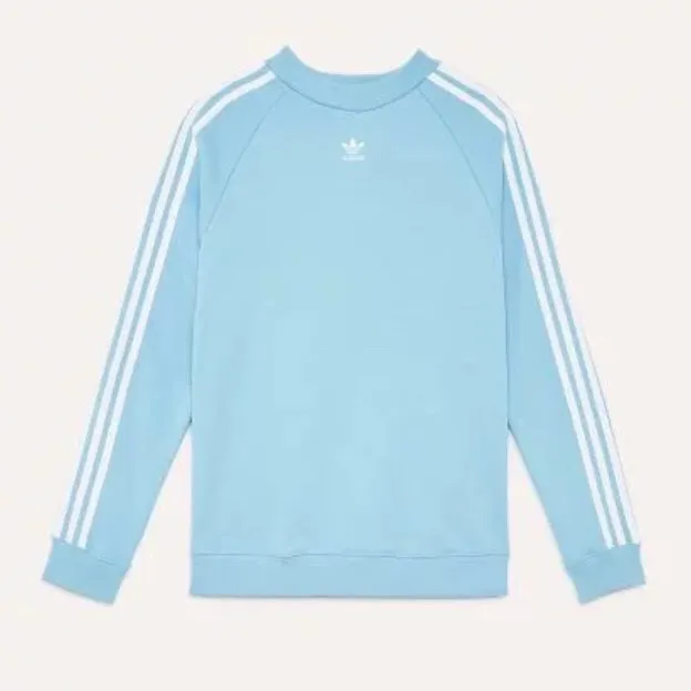 Adidas TRF Crew Sweatshirt, XS in Clear Blue photo 5