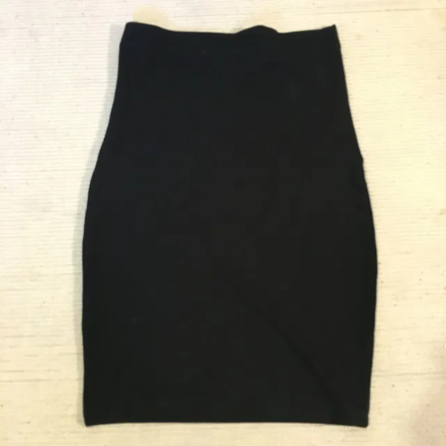 Black Stretch Pencil Skirt - Medium photo 1