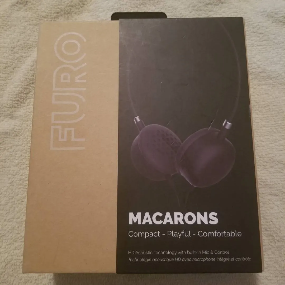 BNIB Furo Macarons Headphones photo 1