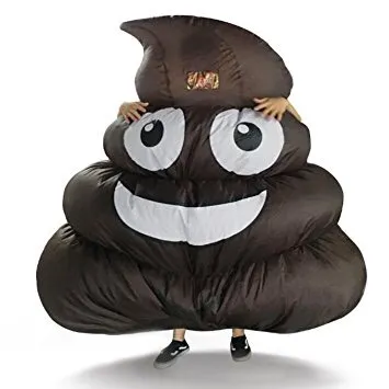 Inflatable Poop Emoji Costume photo 1