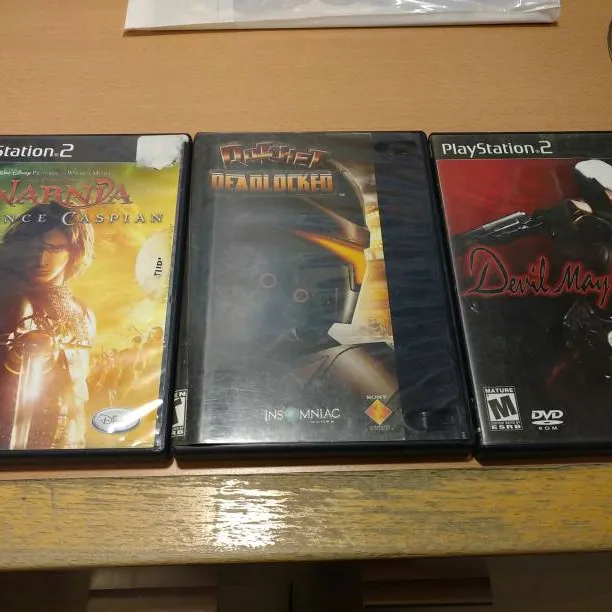 PS2 (PlayStation 2) Games, Devil May Cry, Narnia, Ratchet photo 1