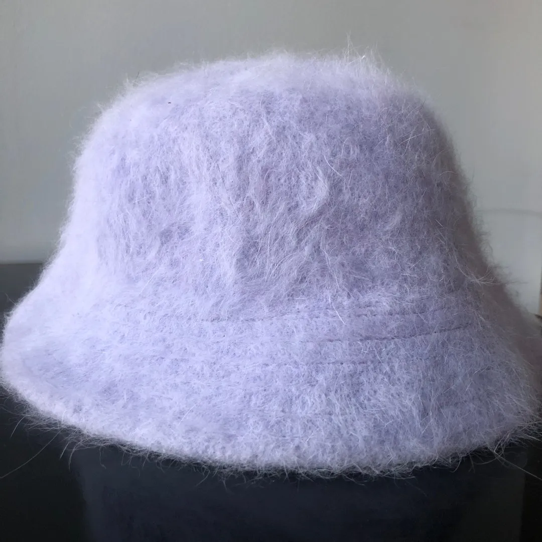 Rad Purple Sears-era Bucket Hat (Real Fur, Real Soft) photo 1