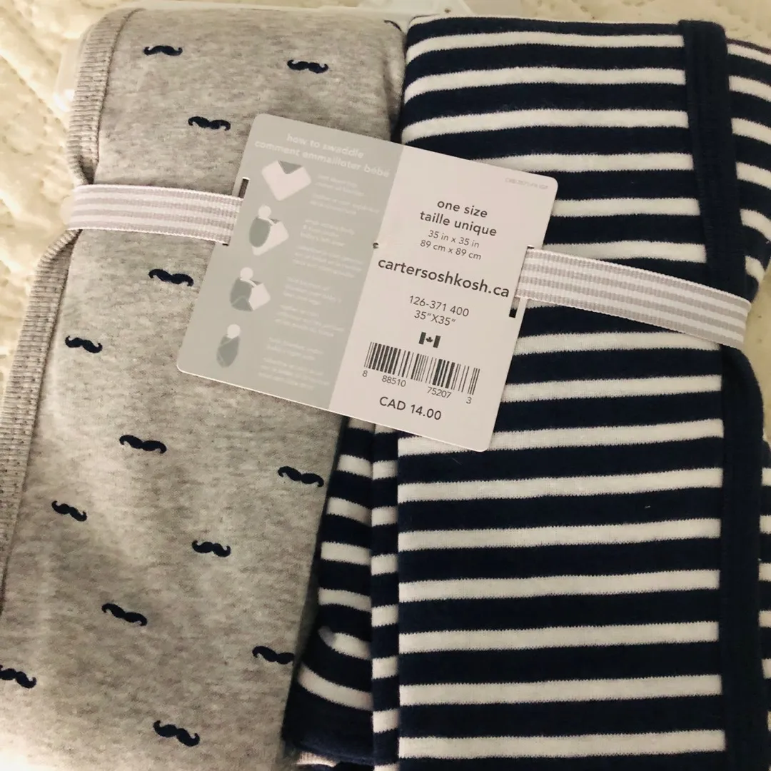 Brand New With Tags Swaddle Blankets photo 4
