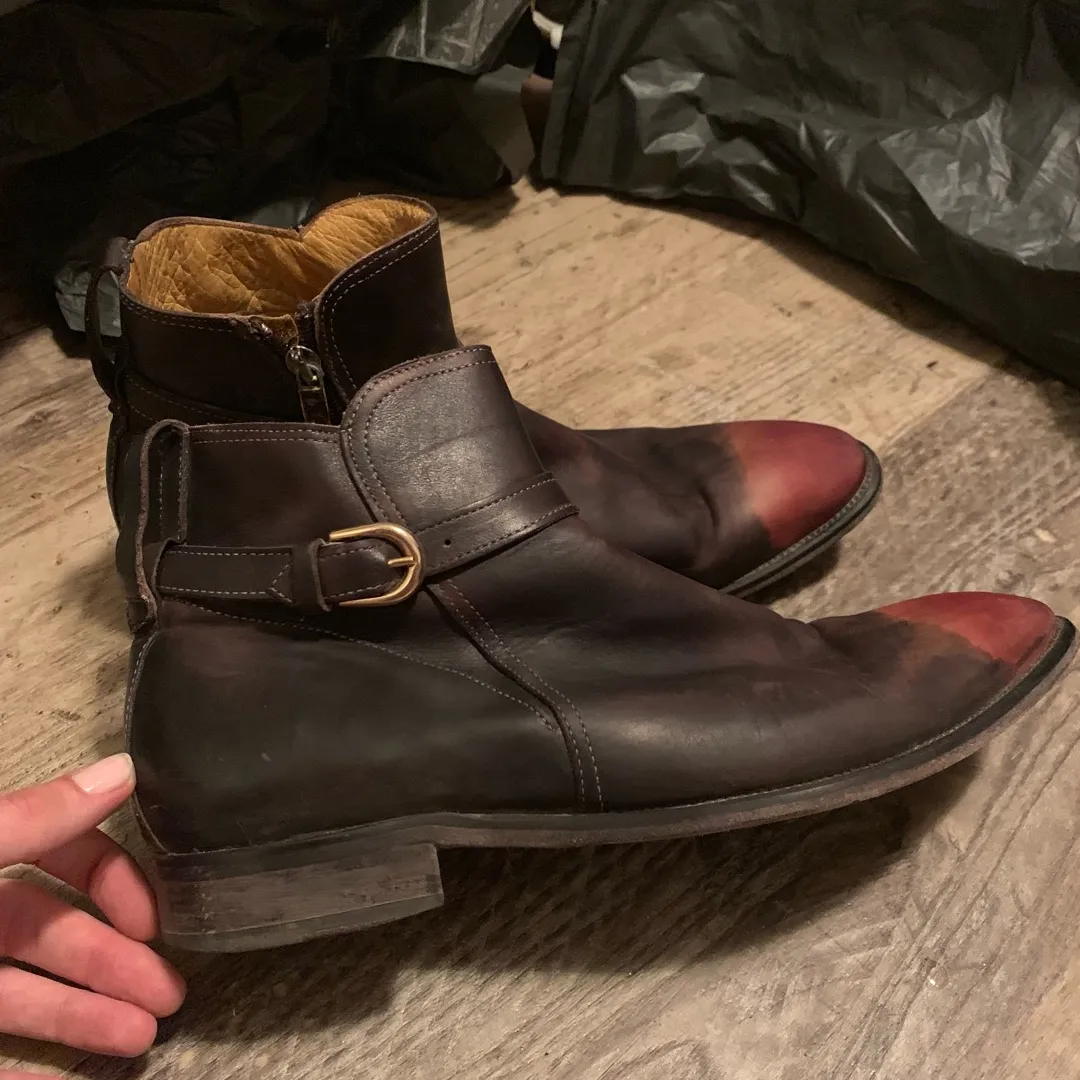 Giulio Moretti Italian Leather Boots photo 1