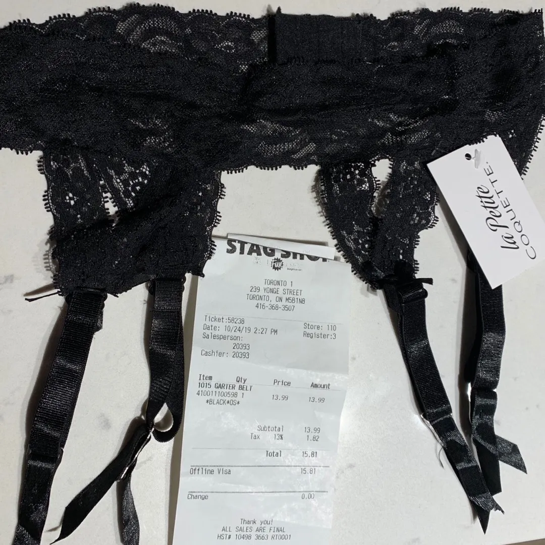 Never Worn With Tags Garter Belt photo 3