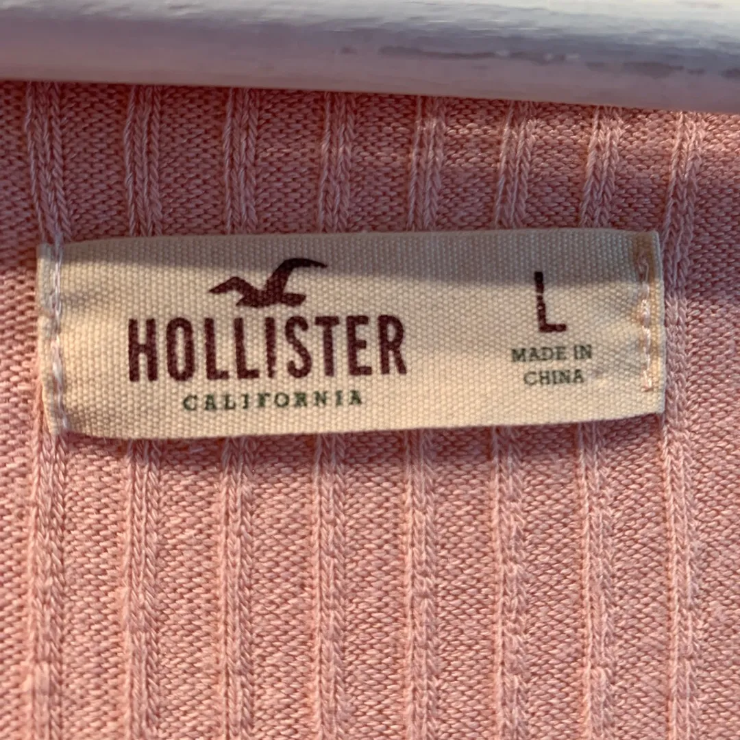 Baby Pink Hollister Long Sleeve photo 3