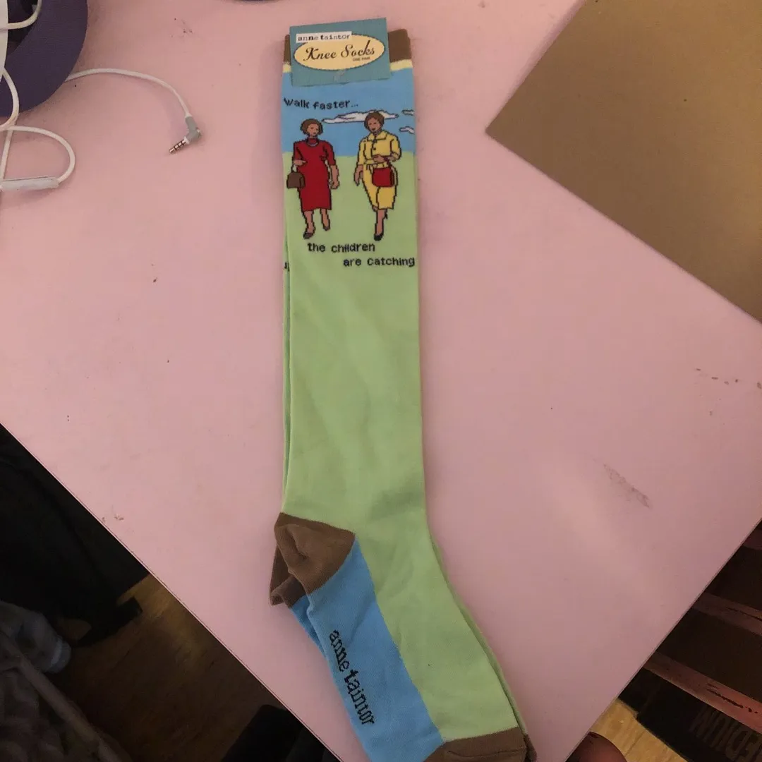 Funny Socks Bnwt By Anne Taintor photo 1