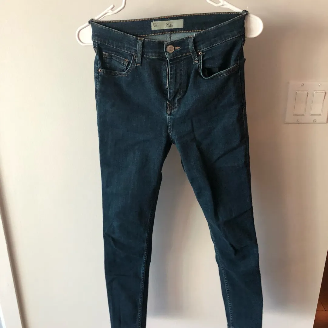Used Top Shop Jeans - Size 28 photo 1