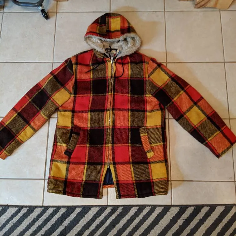 Canadian-made Unisex Wool Plaid Jacket photo 1