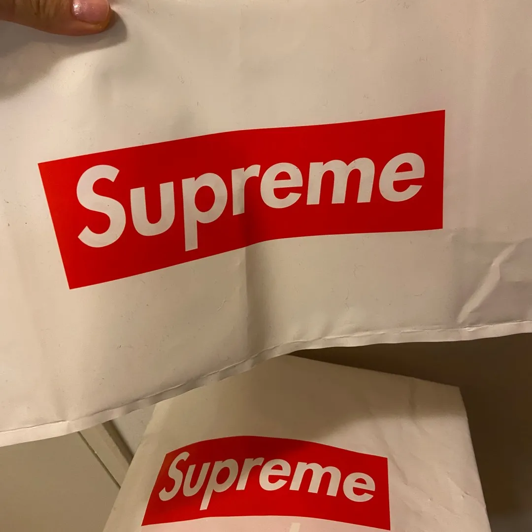 Two Supreme Bags With Stickers photo 1
