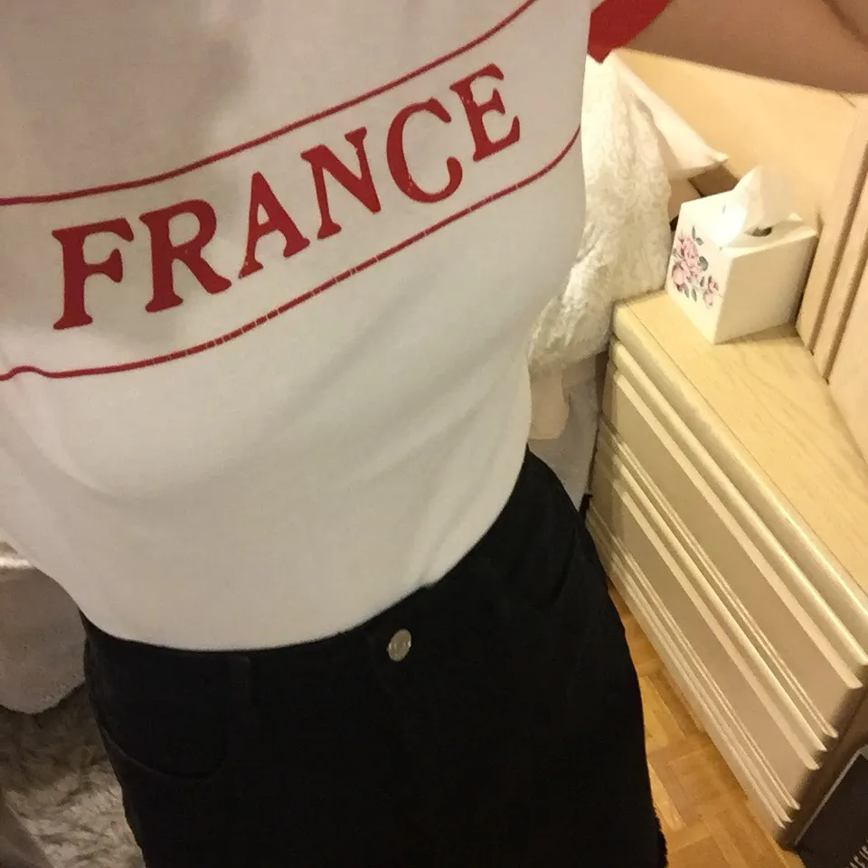 BNWOT F21 “France” Shirt photo 1