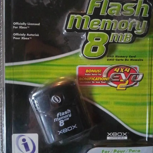 XBOX Flash Memory 8mb - BRAND NEW photo 1