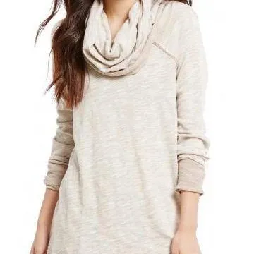 Free People Cowl Neck Pullover (S) photo 1