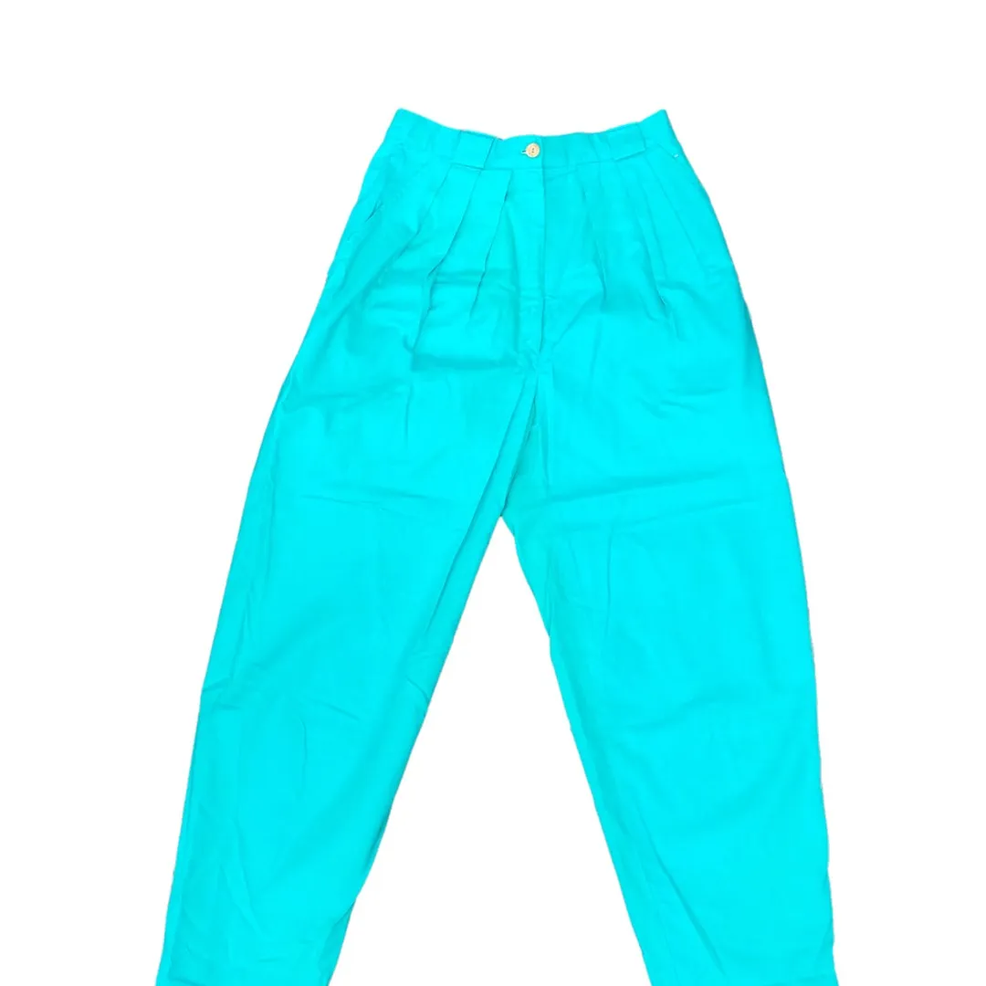 80s Teal Vintage Trousers photo 1