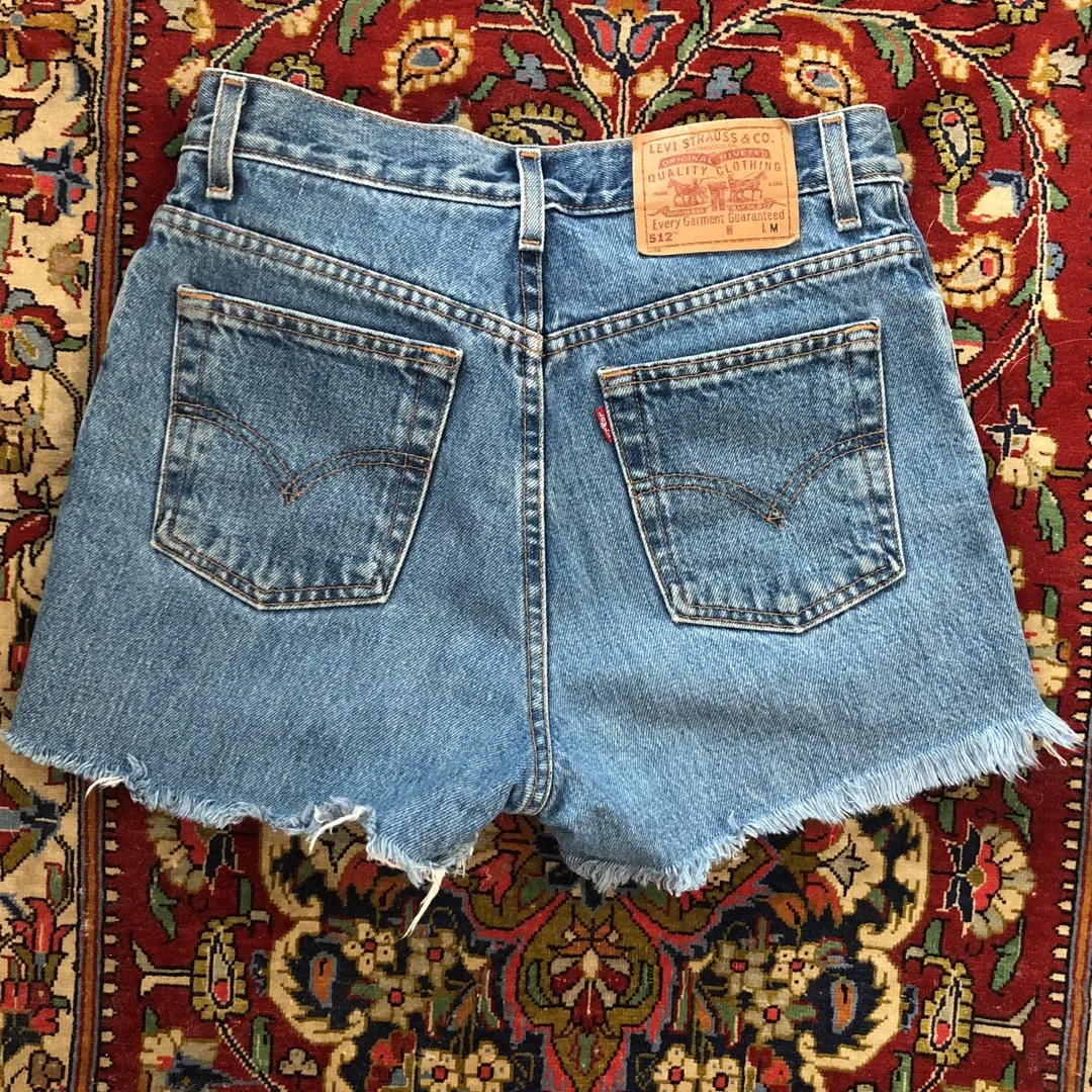 Vintage High Waisted Levi’s Jeans Shorts photo 3