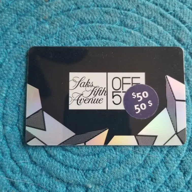 Saks Fifth Avenue / Off The 5th $50 GC photo 1