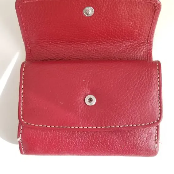 Red Leather Wallet photo 3
