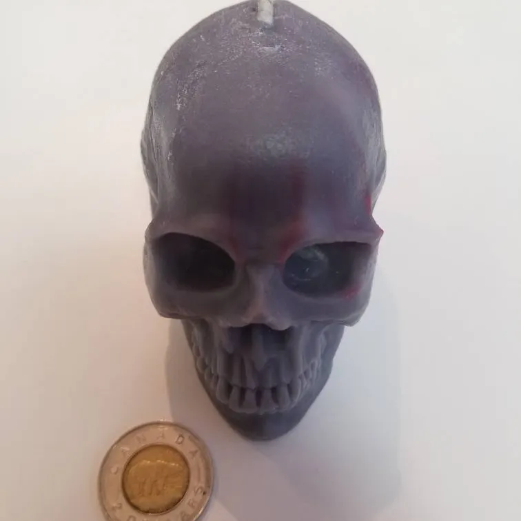 Halloween Skull Candle photo 1