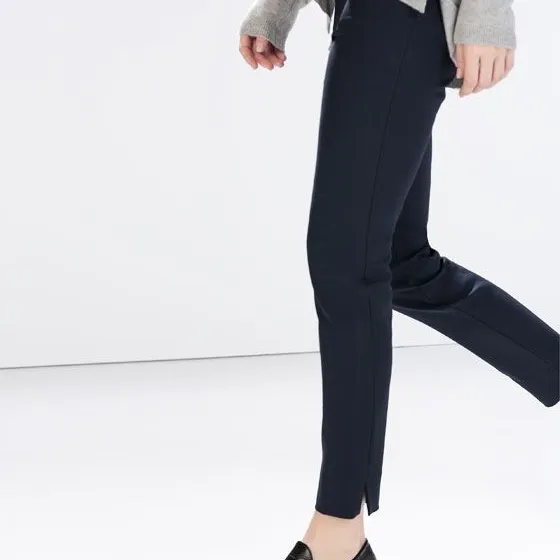 Zara Trousers With Side Zip photo 1