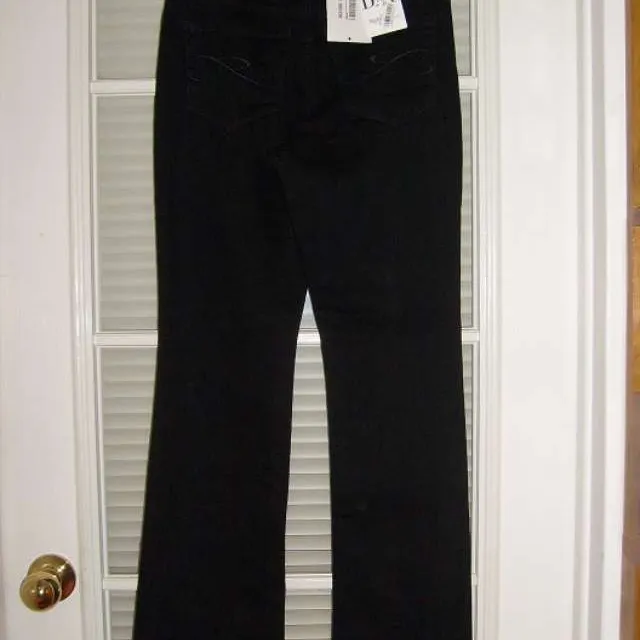 Brand New with Tags Black Jeans size 2P (petite) fits like a 00P photo 3