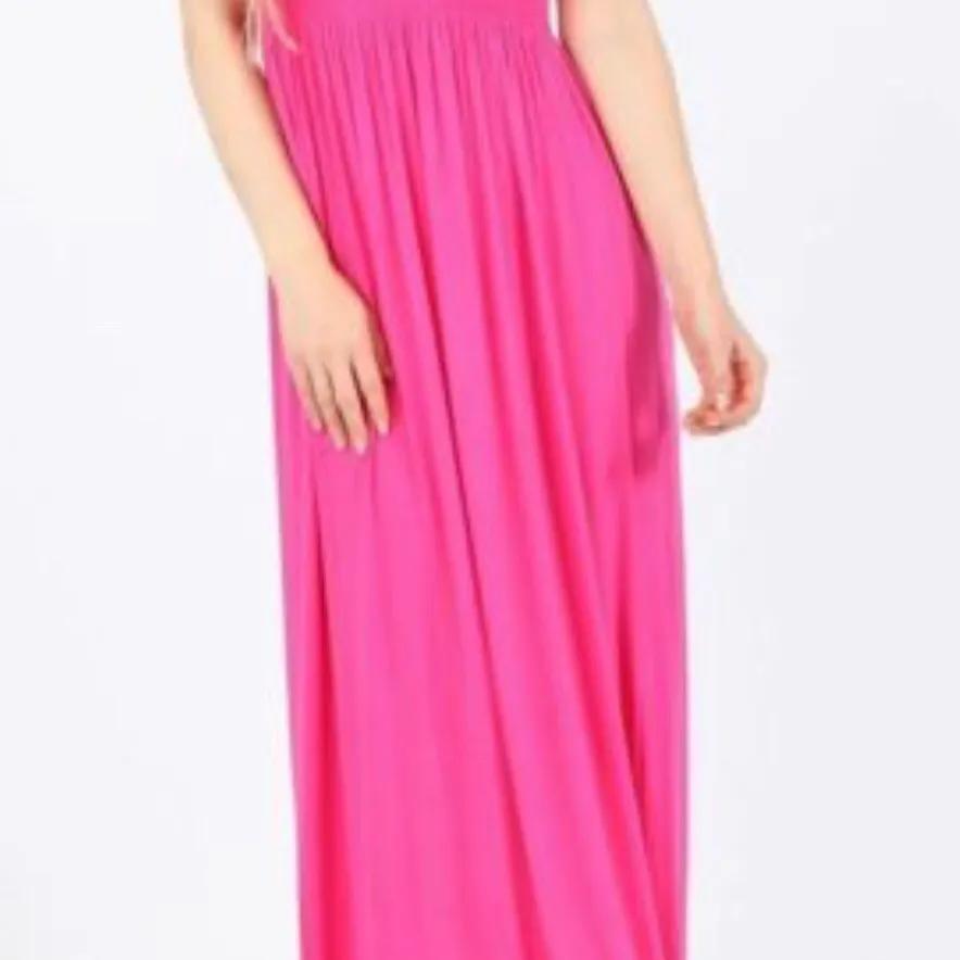 Primark Pink Strapless/tube Maxi Dress photo 1