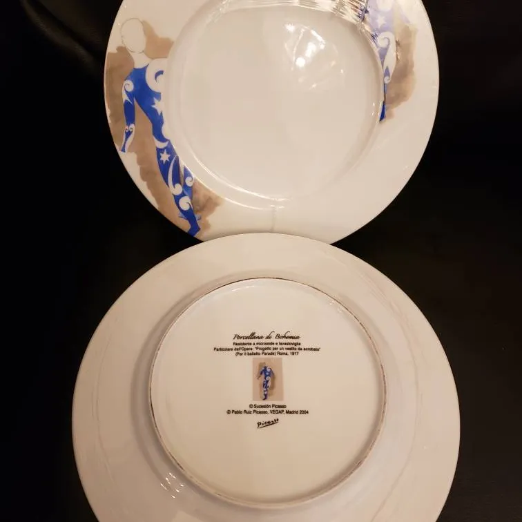 Picasso Dinner Plates Bohemian Porcelain photo 3