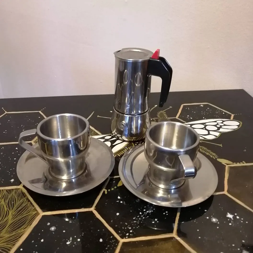 Mini BIALETTI Espresso Maker And 2 Cups photo 1
