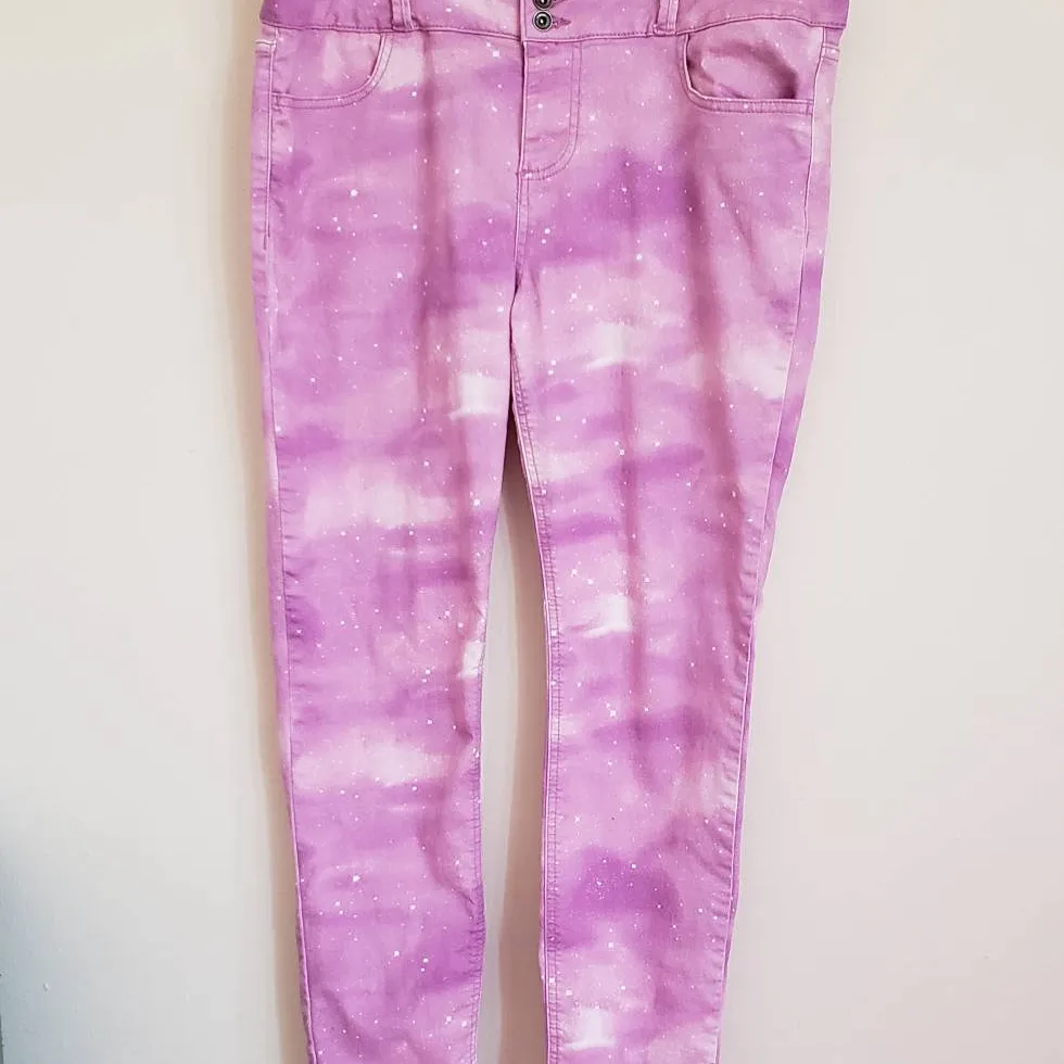Purple Space Pants Size 15 Hot Topic photo 1