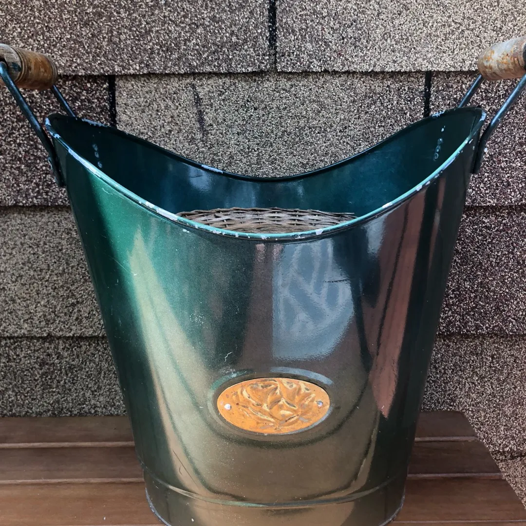 Vintage Metal Bucket photo 1