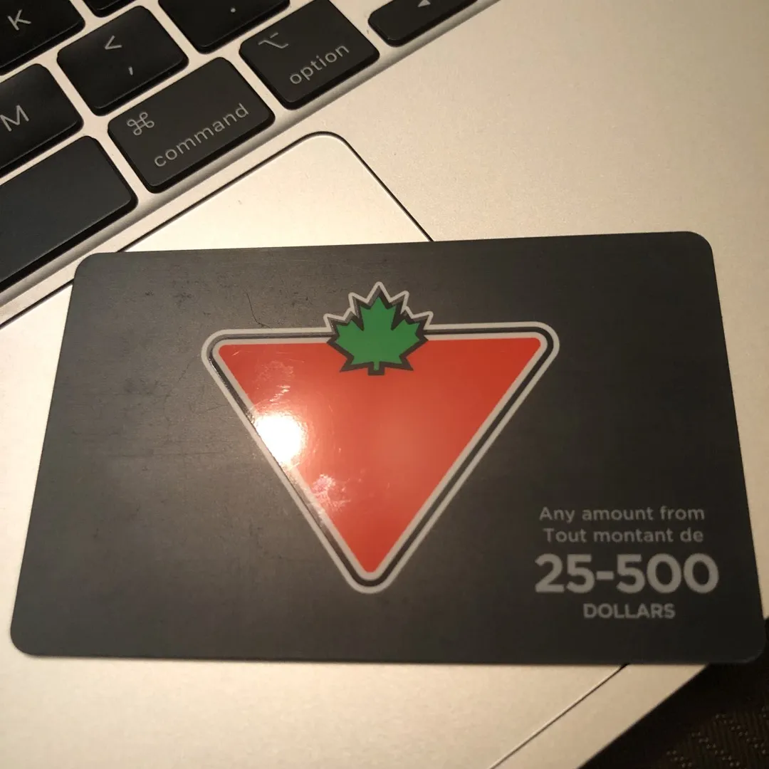 Canadian Tire Giftcard GC photo 1