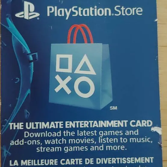 $25 PlayStation Giftcard photo 1