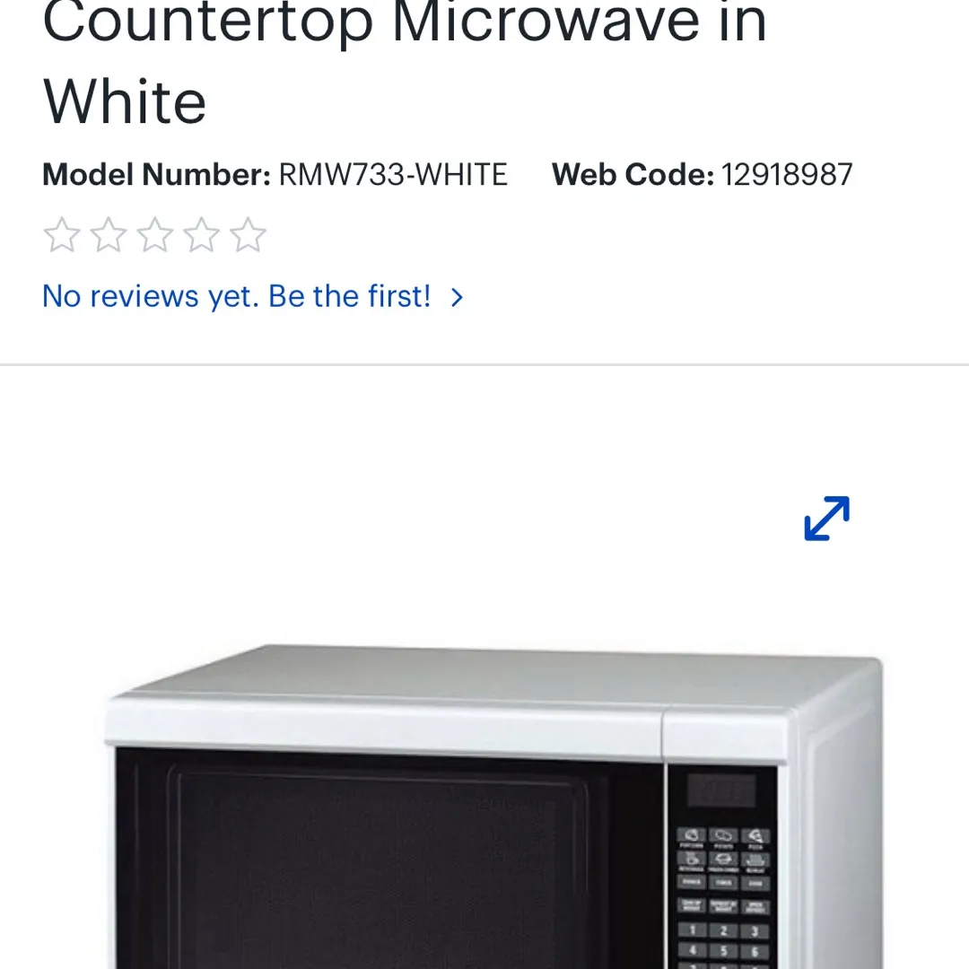 RCA RMW733 0.7 cu. ft. Countertop Microwave in White photo 6