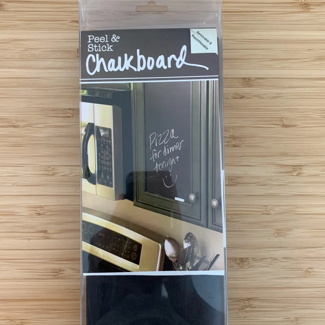One Sheet Of Adhesive Chalkboard Paper photo 1