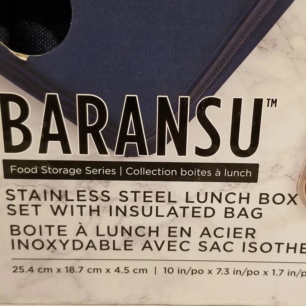 BNIB Stainless Steel Lunchbox photo 4