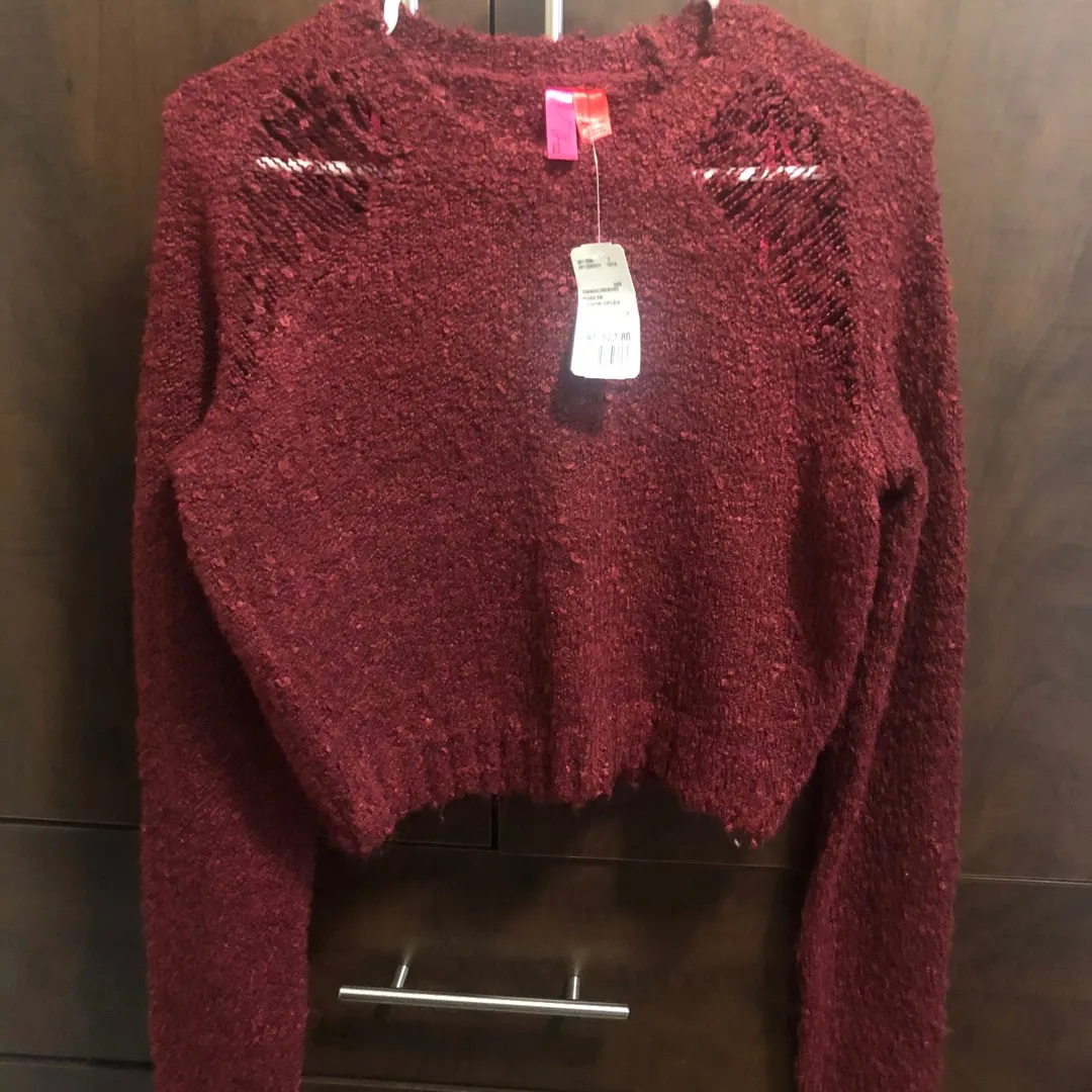 BNWT Cropped Sweater photo 1