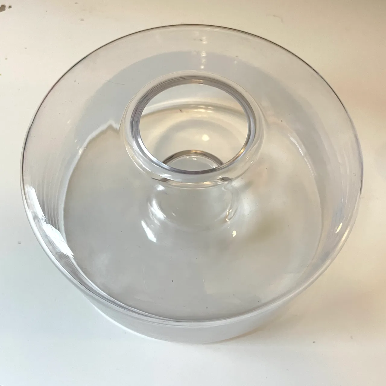 Tea-light Candle Holder Clear Glass photo 5